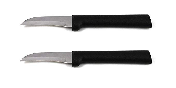 Rada Cutlery Granny Paring Knife, W200/2, Black Handle, Pack of 2