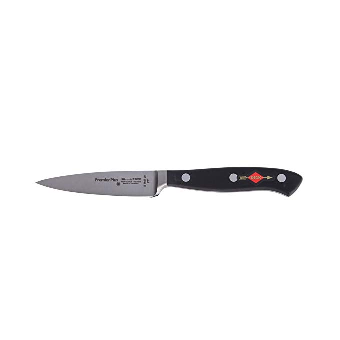 F Dick 8144709 Premier Paring Knife 3-1/2