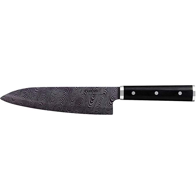 Kyocera KTN-180-HIP Advanced Ceramic Premier Elite Series Knife with Pakka Wood Handle Blade, 7