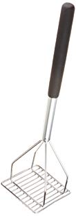 Winco PTMP-18S 4.5-Inch by 17.75-Inch Square Potato Masher with Poly Propylene Handle