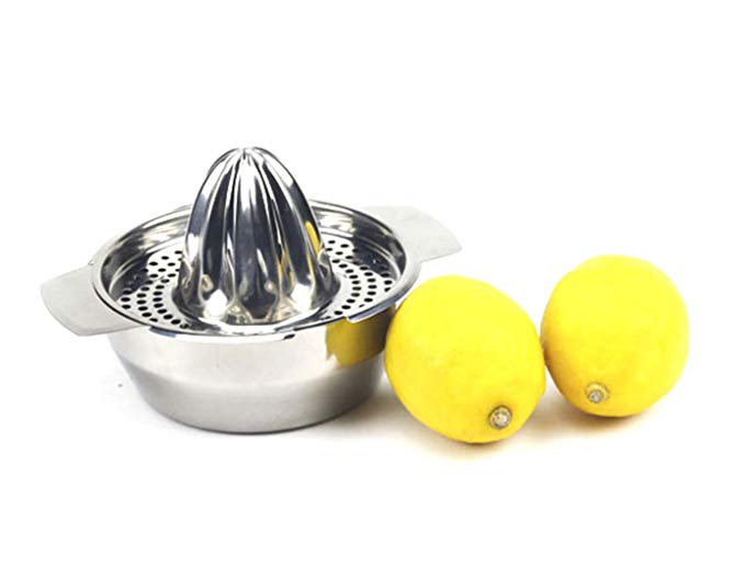 Stainless Steel Manual Juicer Fruit Lemon Lime Orange Squeezer, Lemon Juicer