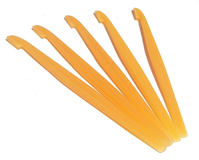 Tupperware Set of 5 Citrus Peelers - Goldenberry Yellow