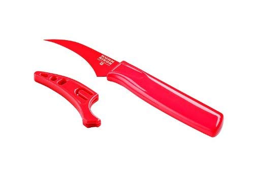 Kuhn Rikon Colori Bird's Beak Knife, 2.5-Inch, Red