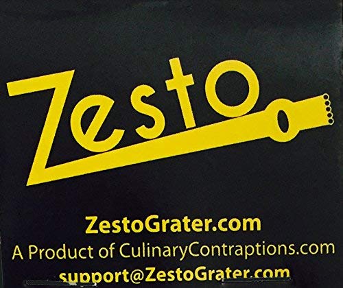 Zesto Lemon Zester with Channel Knife. Best tool to add Citrus Zest and Garnish to Recipes. Comfortable Light Weight Stainless Steel Easy to Hang Clean and Store. Click Add to Cart and Get Your Zesto Zester/grater Now.