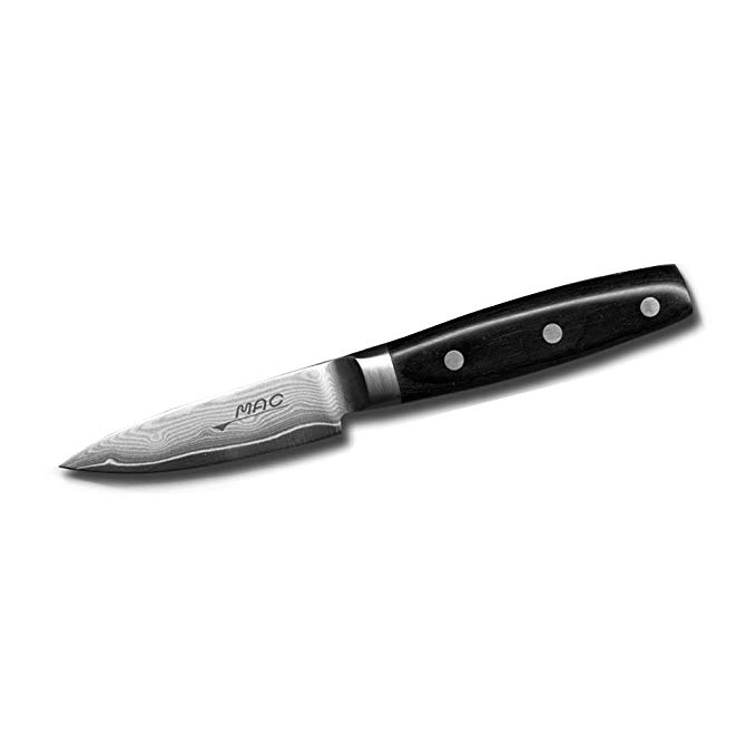 Mac Knife Damascus Paring Knife, 3-1/2-Inch