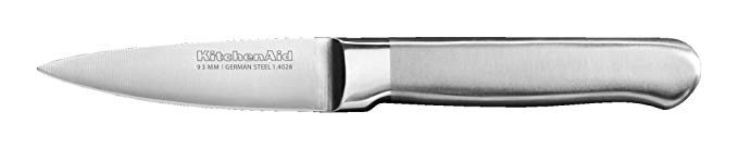 KitchenAid KKFSS3PRST Classic Forged Series Brushed Paring Knife, Stainless Steel, 3.5