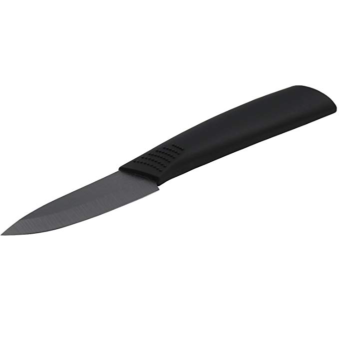 Toponeware CKBKB3 Ceramic Paring Knife, 3-Inch, Black