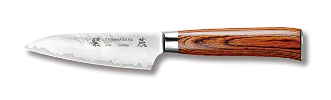 Tamahagane San Tsubame Wood SNH-1109-3 1/2 inch, 90mm Paring Knife