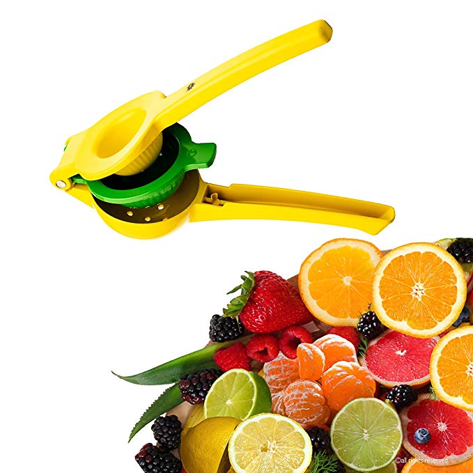 JPOL Top Rated Lemon Lime Squeezer Manual Citrus Hand Press Juicer Premium Quality Metal