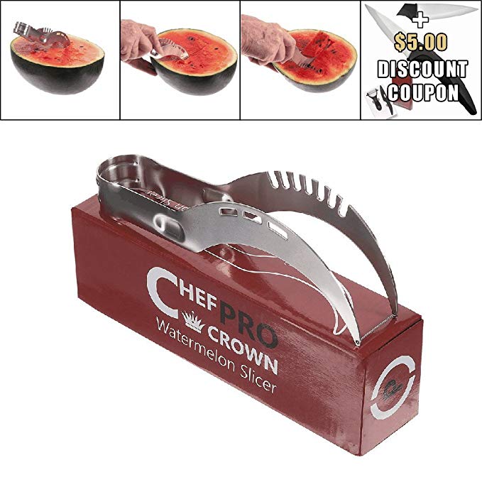 Watermelon Slicer Tongs and Server - Limited Time Discount