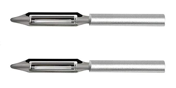 Rada Cutlery Regular Vegetable Peeler, with Aluminum Handle, 2 Pack