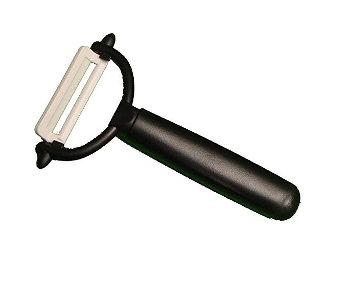 Malibu Collection Peeler with 5-Inch Black Color ABS Handle