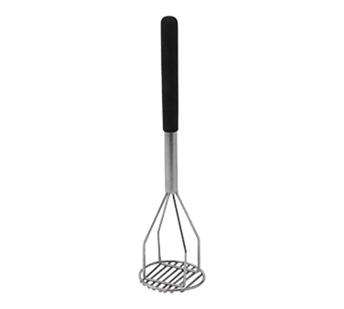 Winco PTMP-18R 4-Inch by 18-Inch Round Potato Masher with Plastic Handle