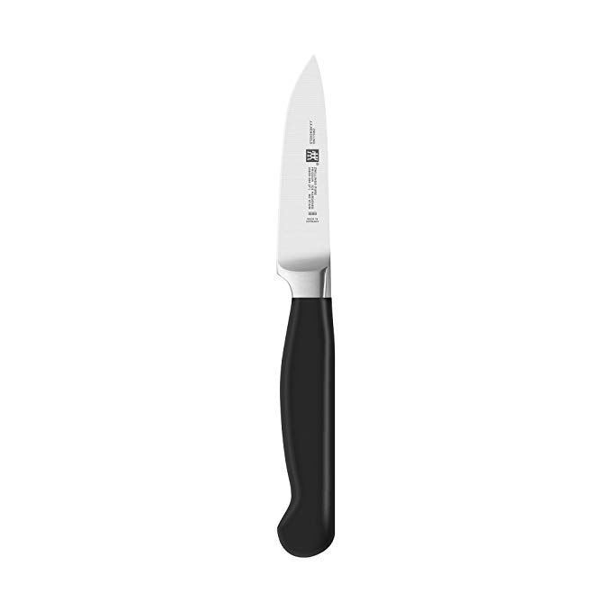 ZWILLING J.A. Henckels 33600-083 ZWILLING Pure Paring Knife, 3-inch, Stainless Steel/Black