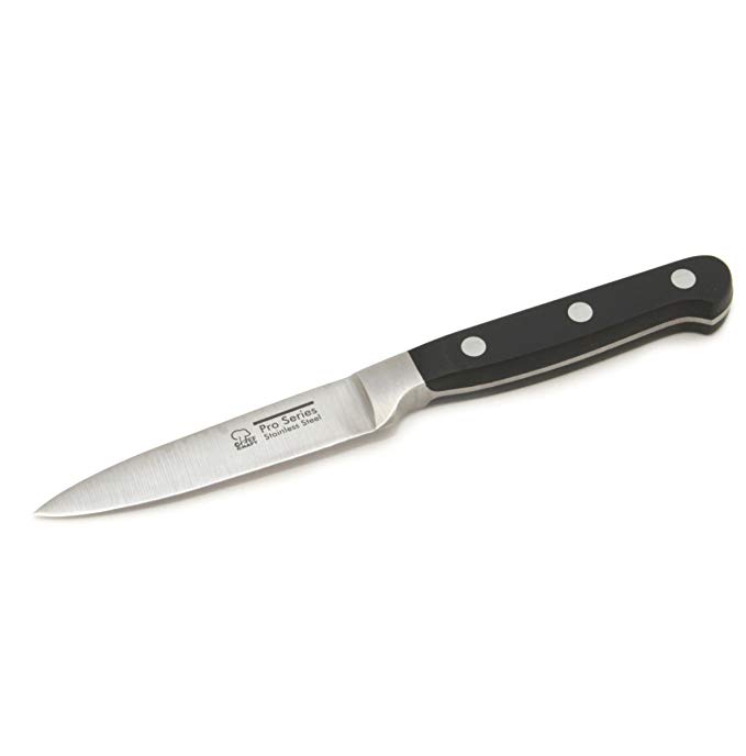 Chef Craft 21673, 1-piece Pro Series Stainless Steel Paring Knife, 3 1/2-inch Blade