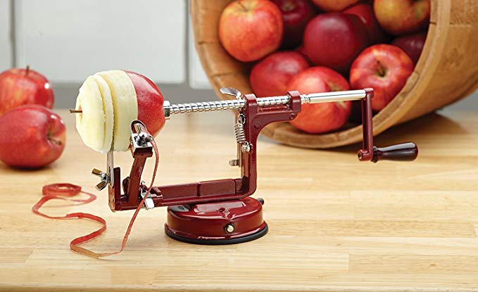 Mrs. Anderson’s Baking Apple Peeling Machine with Suction Base, 10-Inches x 4.5-Inches x 5.25-Inches