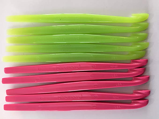 10 Tupperware Green & Pink Citrus Peelers