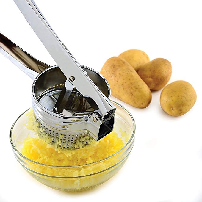 Potato Ricer,Lanker Stainless Steel Masher Fruit Vegetable Press Juicer Crusher Squeezer KT18