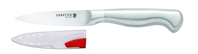 Sabatier 5171951 Stainless Steel Hollow Handle Paring Knife with EdgeKeeper Self-Sharpening Sleeve, 3.5-Inch