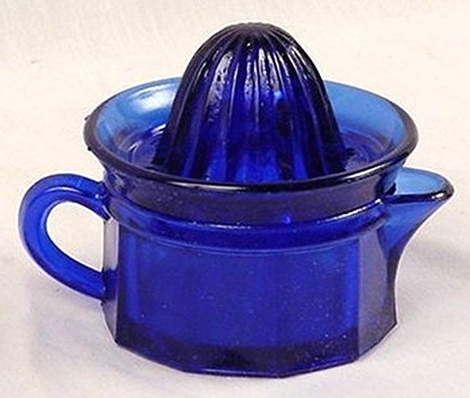 Cobalt Blue Glass Juicer (Please see item detail in description)