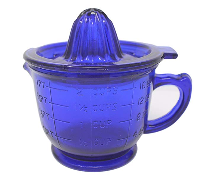 Rhyne and Son Reproduction Depression Juicer (2 Cup, Cobalt Blue)