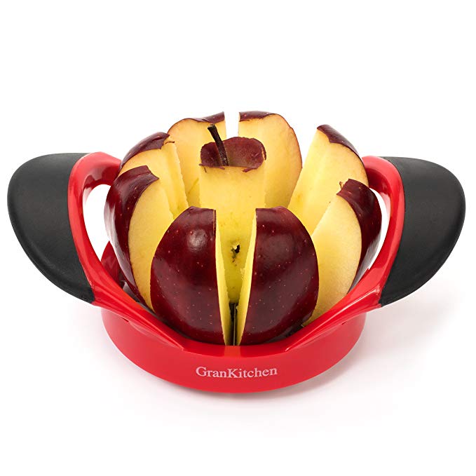 GranKitchen Apple Slicer - Corer, Cutter, and Divider - Red ... (1) by GranKitchen